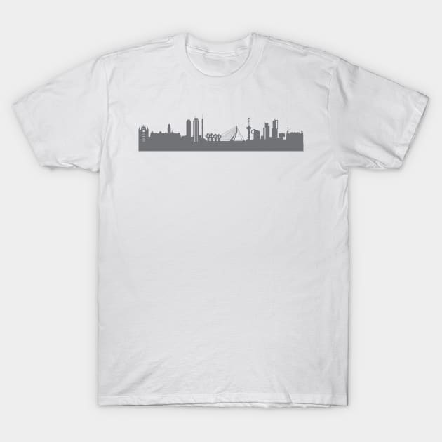 Rotterdam in gray T-Shirt by 44spaces